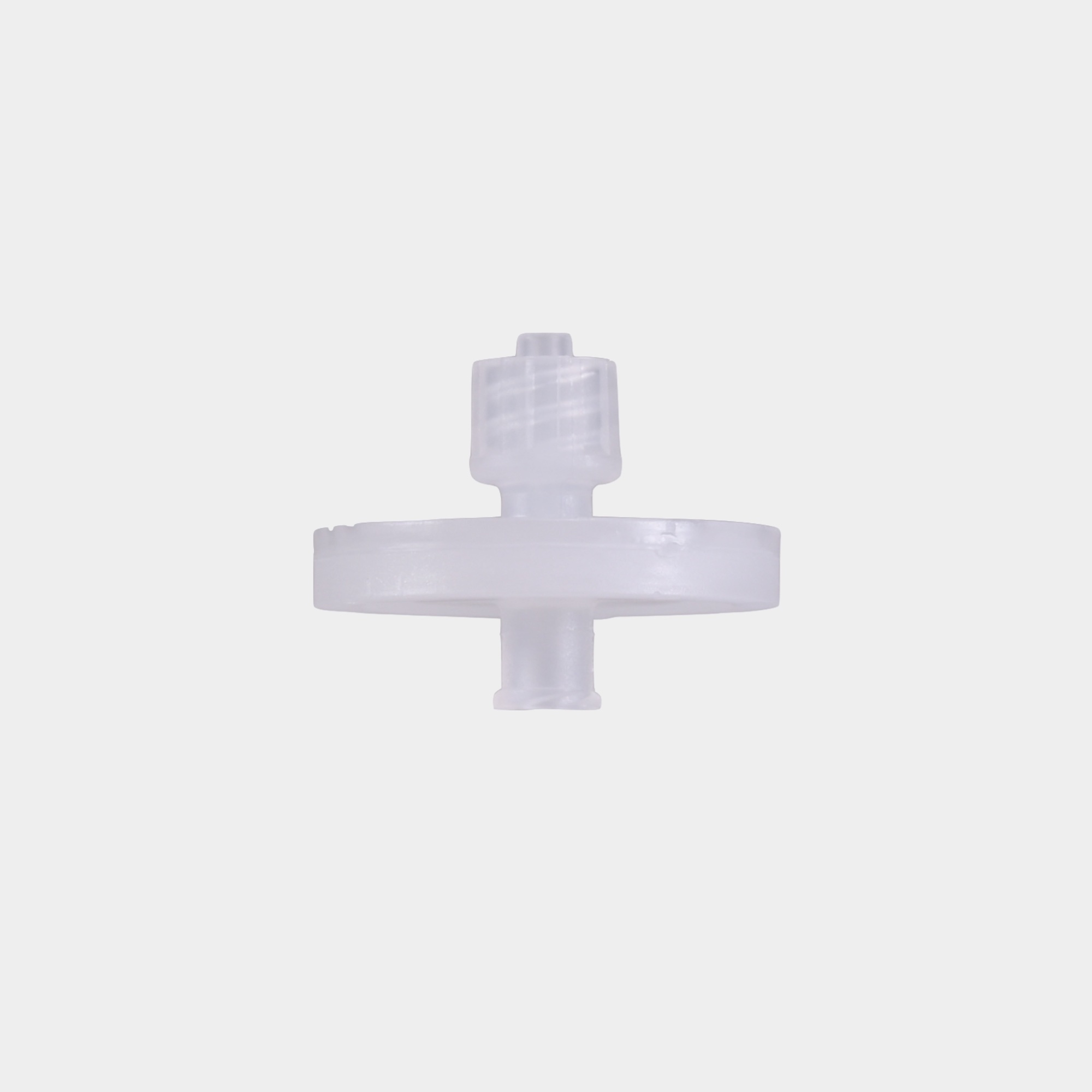 Glass fiber filter media, 0.5 micron, Ø 25 mm, Luer Lock Male / Female
